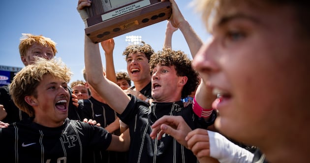 High school boys soccer: Hat trick hero Patrick Stevenson leads Lone Peak to 6A state championship