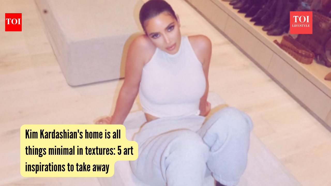 Kim Kardashian's home is all things minimal in textures: 5 art inspirations to take away