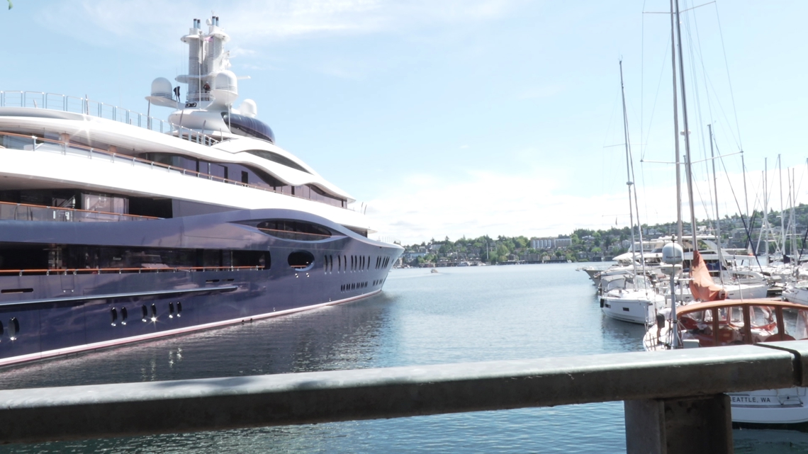 Zuckerberg-linked superyacht draws crowds in Seattle after Meta layoffs