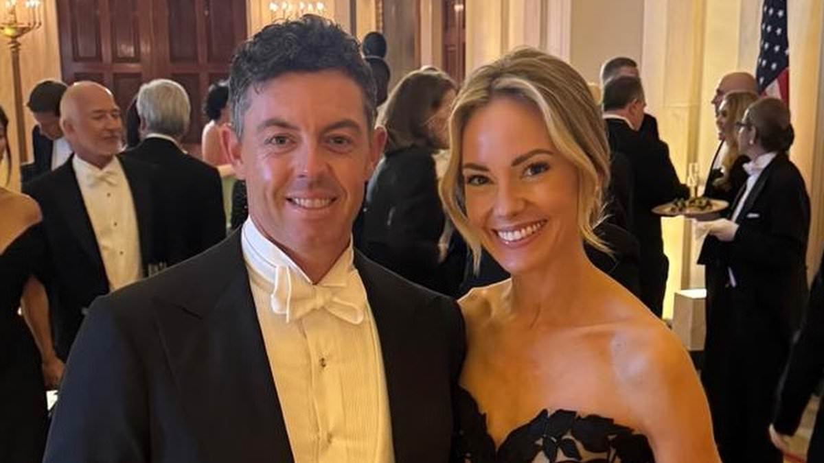 Rory McIlroy and wife Erica stun in rare picture of the couple on lavish night away from the golf course