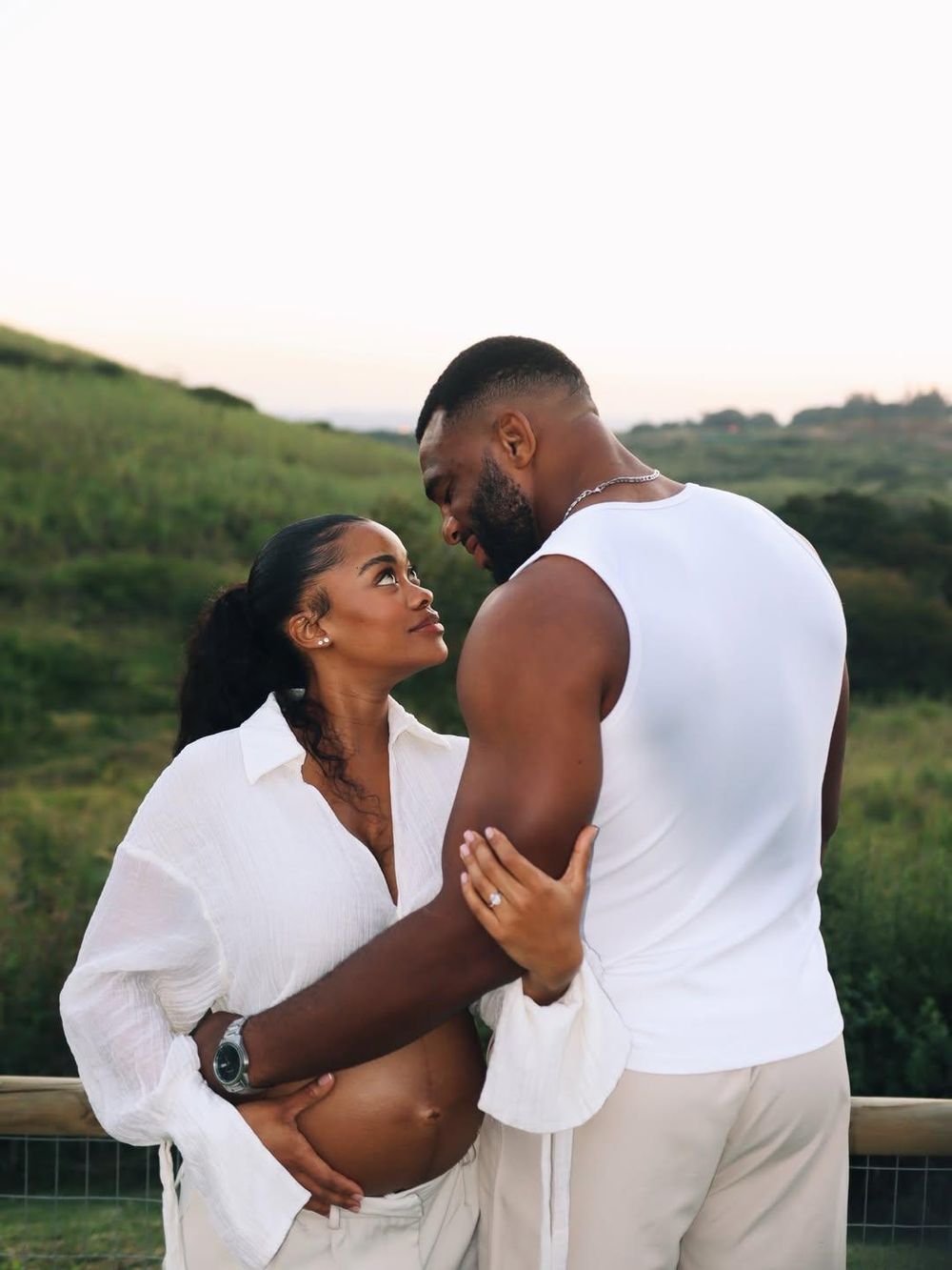 LOOK: Springbok star Vincent Tshituka and wife Katlego announce pregnancy with stunning photoshoot