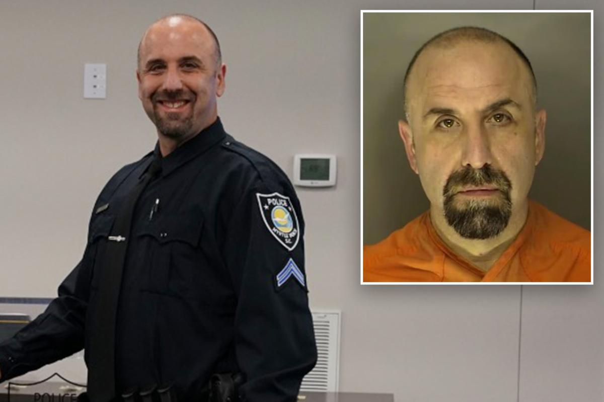 Cop arrested, fired for allegedly pointing gun at fellow officer who microwaved fish at police station