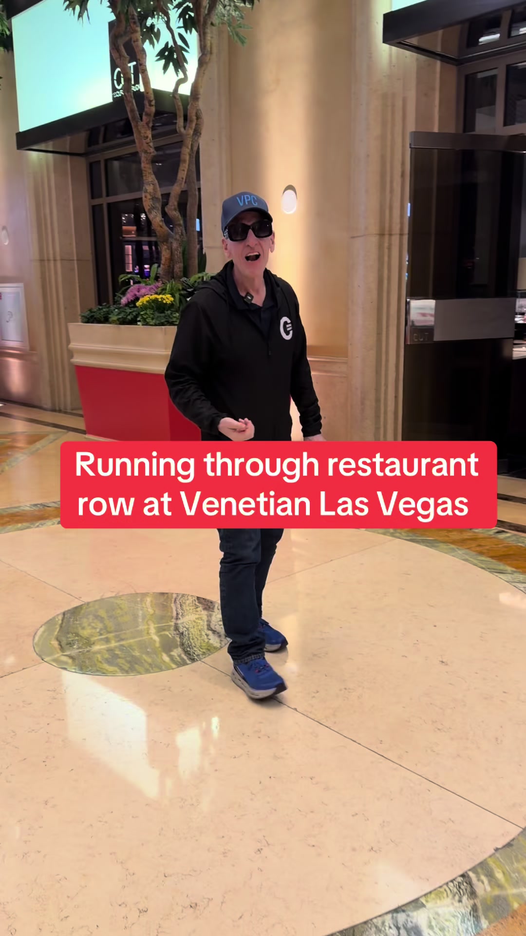 The @The Venetian Resort Las Vegas restaurant row run through 😄