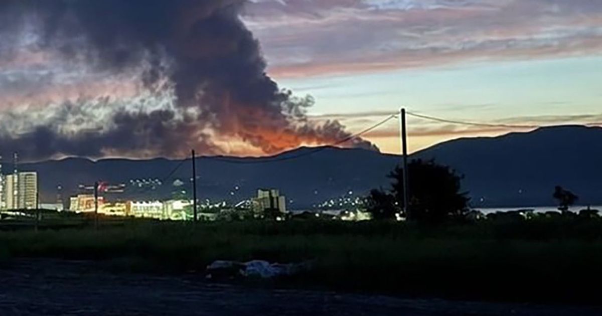 Russia on fire as Ukraine launches huge drone strike hitting oil sites and passenger train