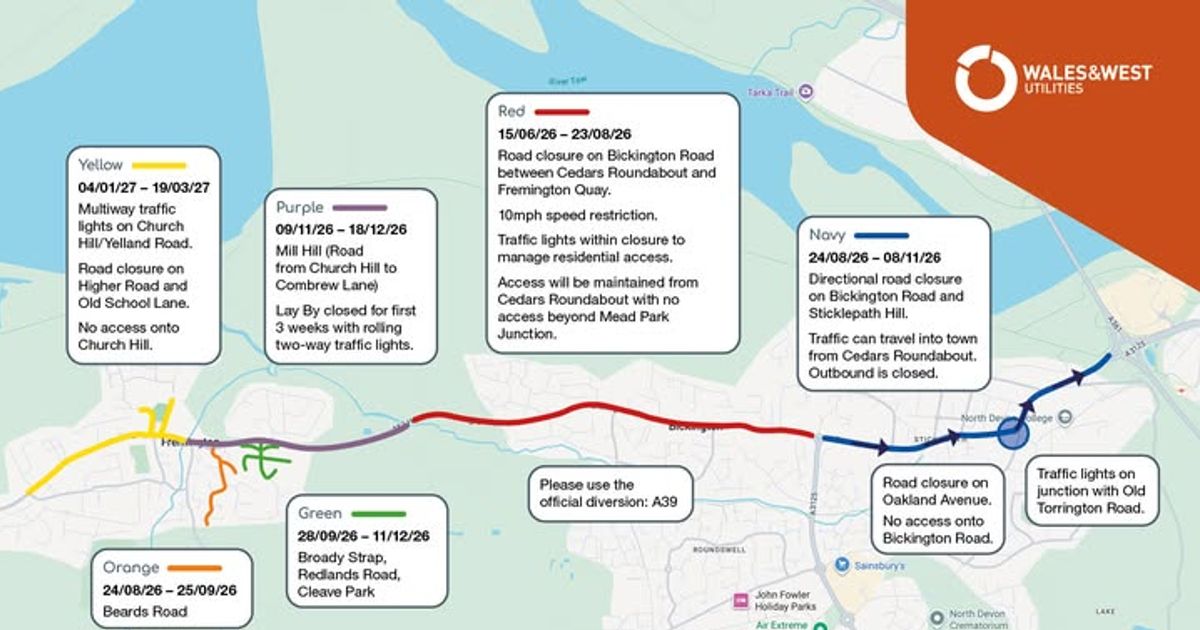 'Covid-style' emergency response to stop Devon village being cut off by £1.8m works