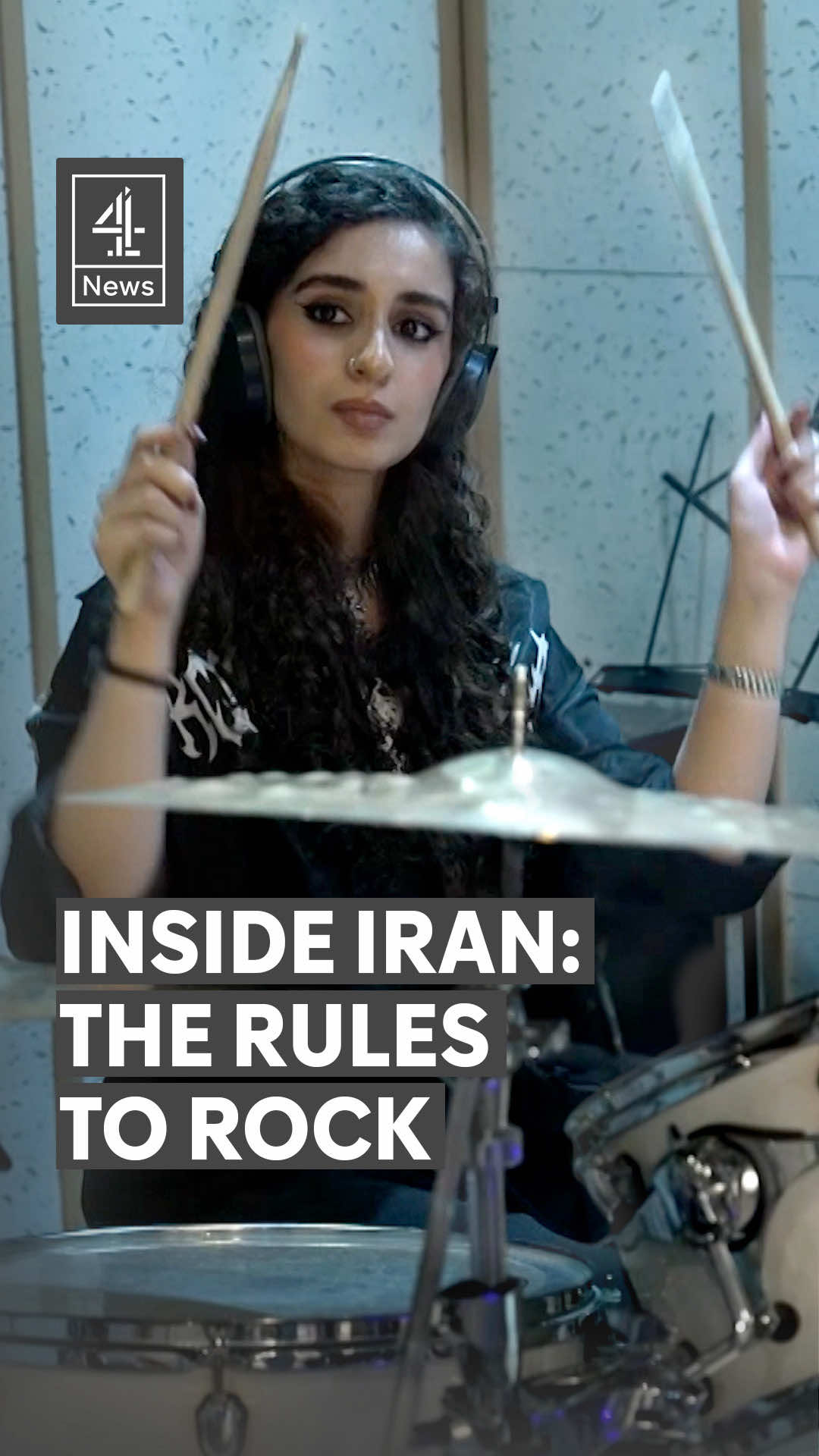 Krishnan Guru-Murthy speaks to a rock band in Tehran and asks them what it takes to keep making music in a country at war. #Iran #Tehran #MiddleEast #Music #C4News
