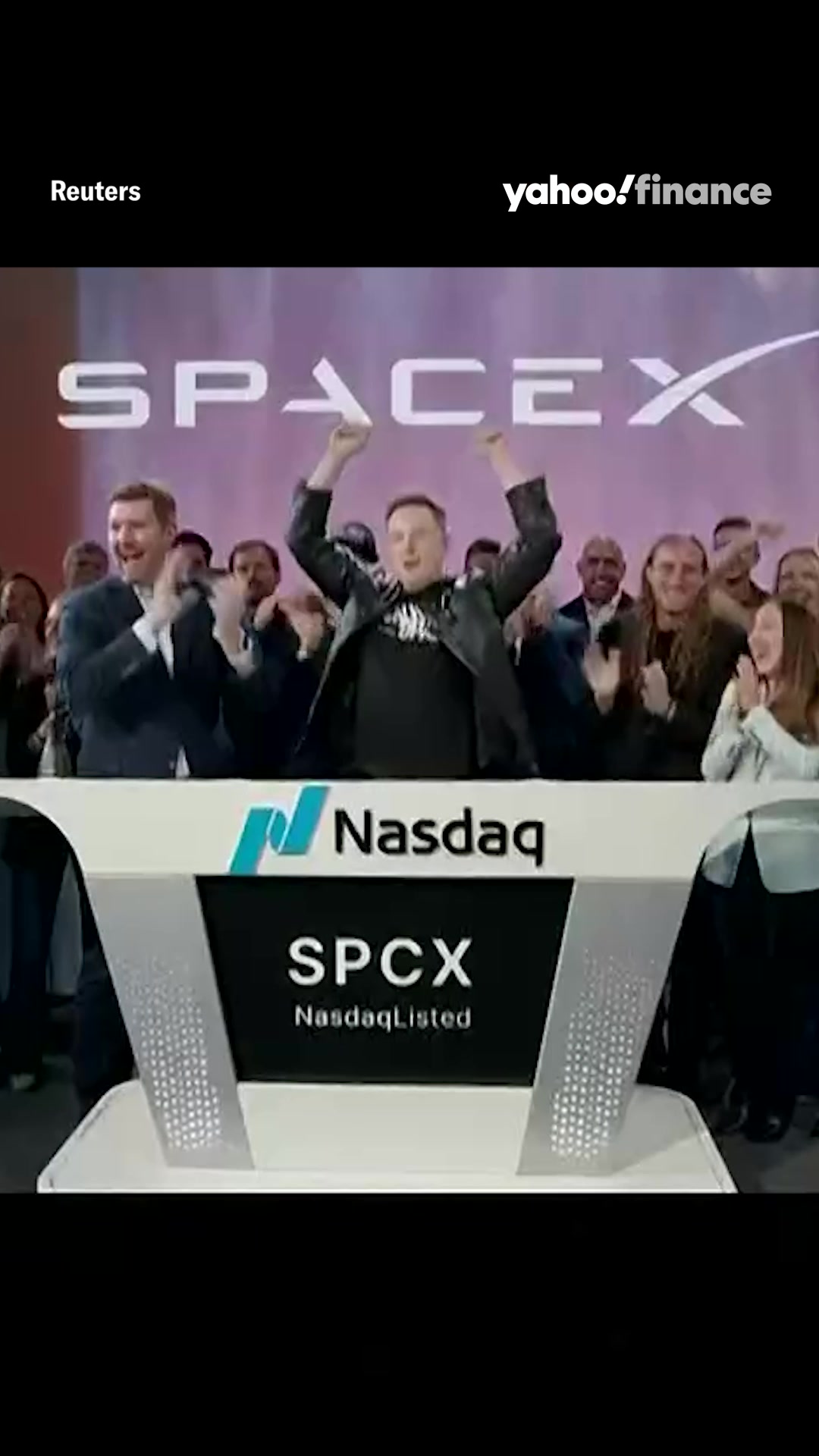 🚀 5,4,3,2,1. SpaceX officially makes the largest stock market debut ever. 👀 #spacex #ipo #musk