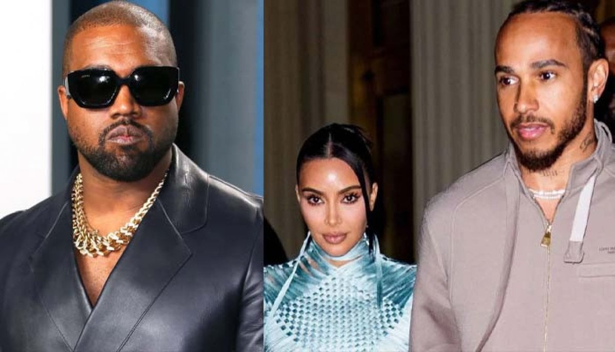 Kanye West threatened by Kim Kardashian, Lewis Hamilton romance?