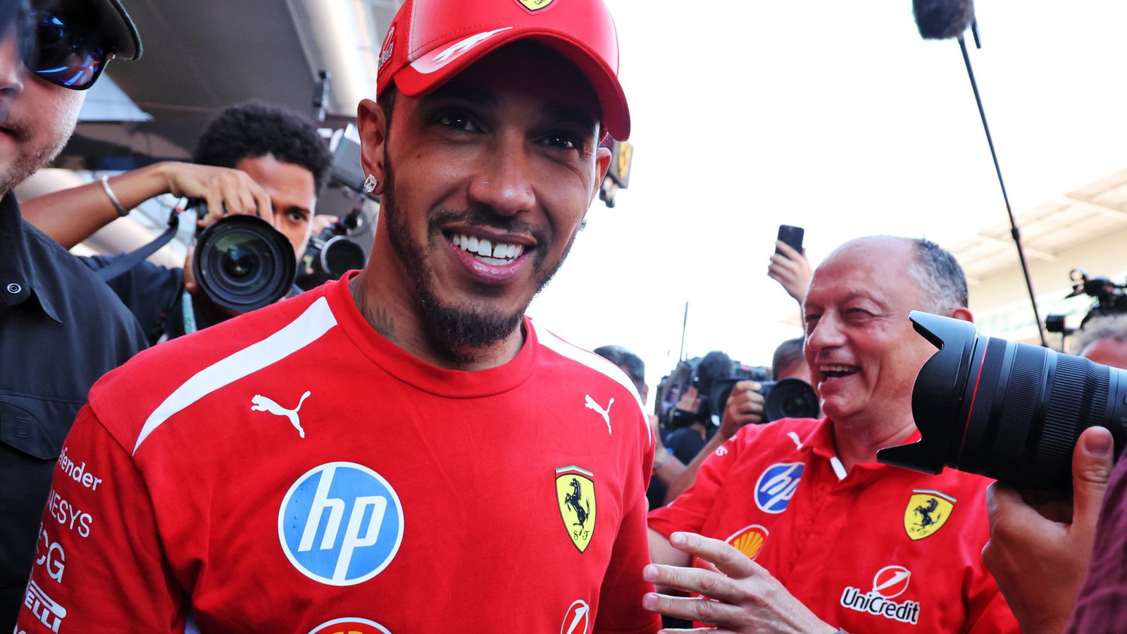 Revealed: What Kim Kardashian told Lewis Hamilton in phone call after first Ferrari F1 win