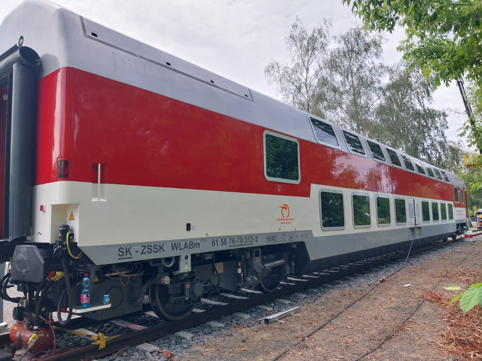 ZSSK unveils refurbished ex-DB double-deck sleeping car