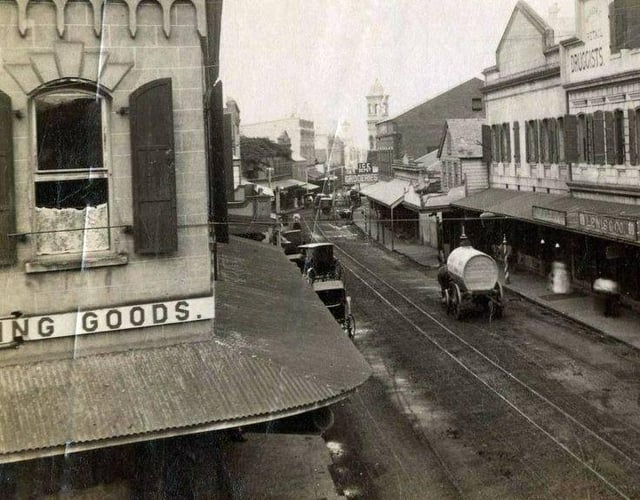 Fort Street, Honolulu, c1885.