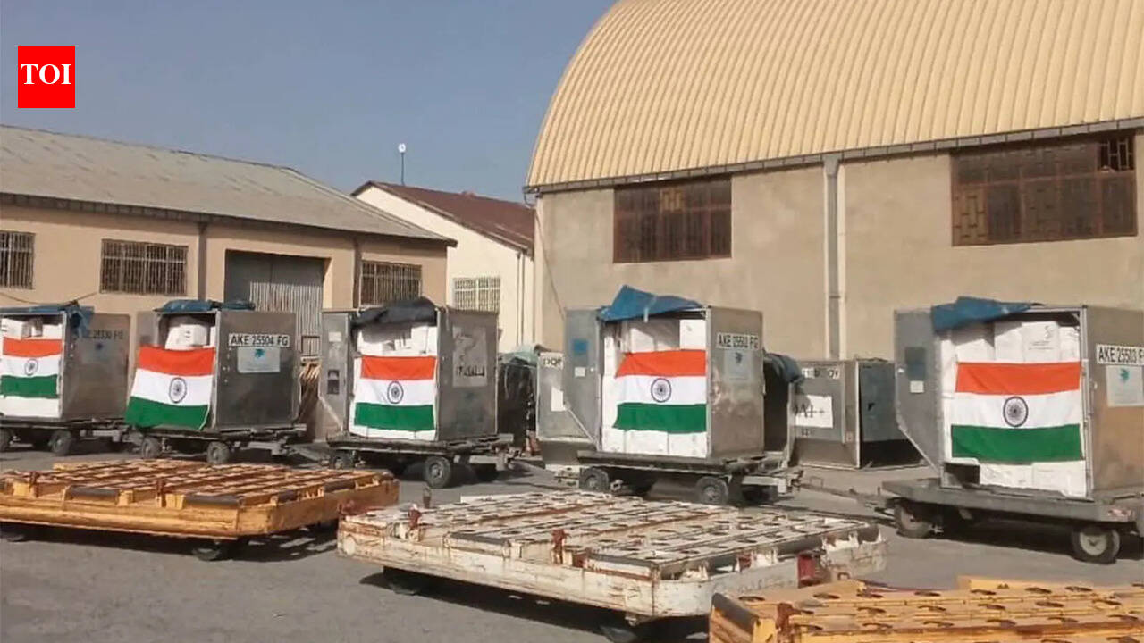 India delivers 5 tonnes of medical aid to Afghanistan under humanitarian assistance