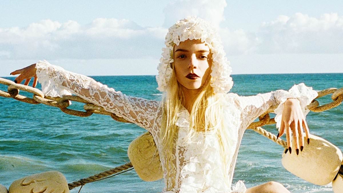 Anya Taylor-Joy recalls being cruelly bullied over her looks as a child as she poses in striking shoot for The Hollywood Reporter