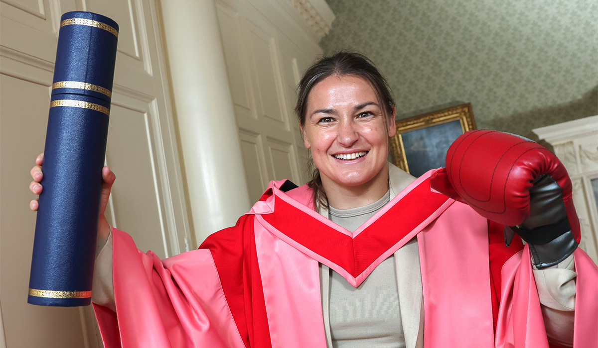 Katie Taylor among several awarded Honorary Degrees from Trinity College