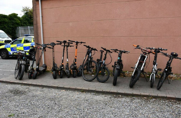 Gardaí seized more than 1,000 scramblers, e-bikes and e-scooters in first quarter of 2026