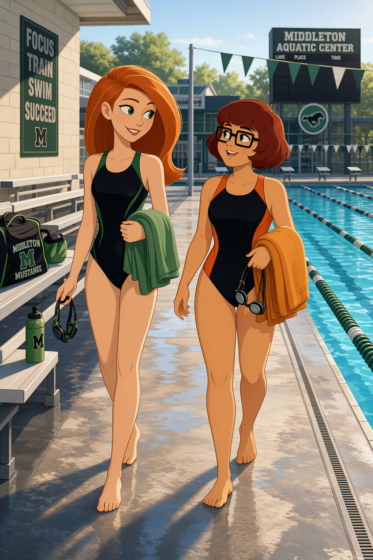 Kim Possible Velma Dinkley at Aquatic Center by CathryneDelamort on DeviantArt