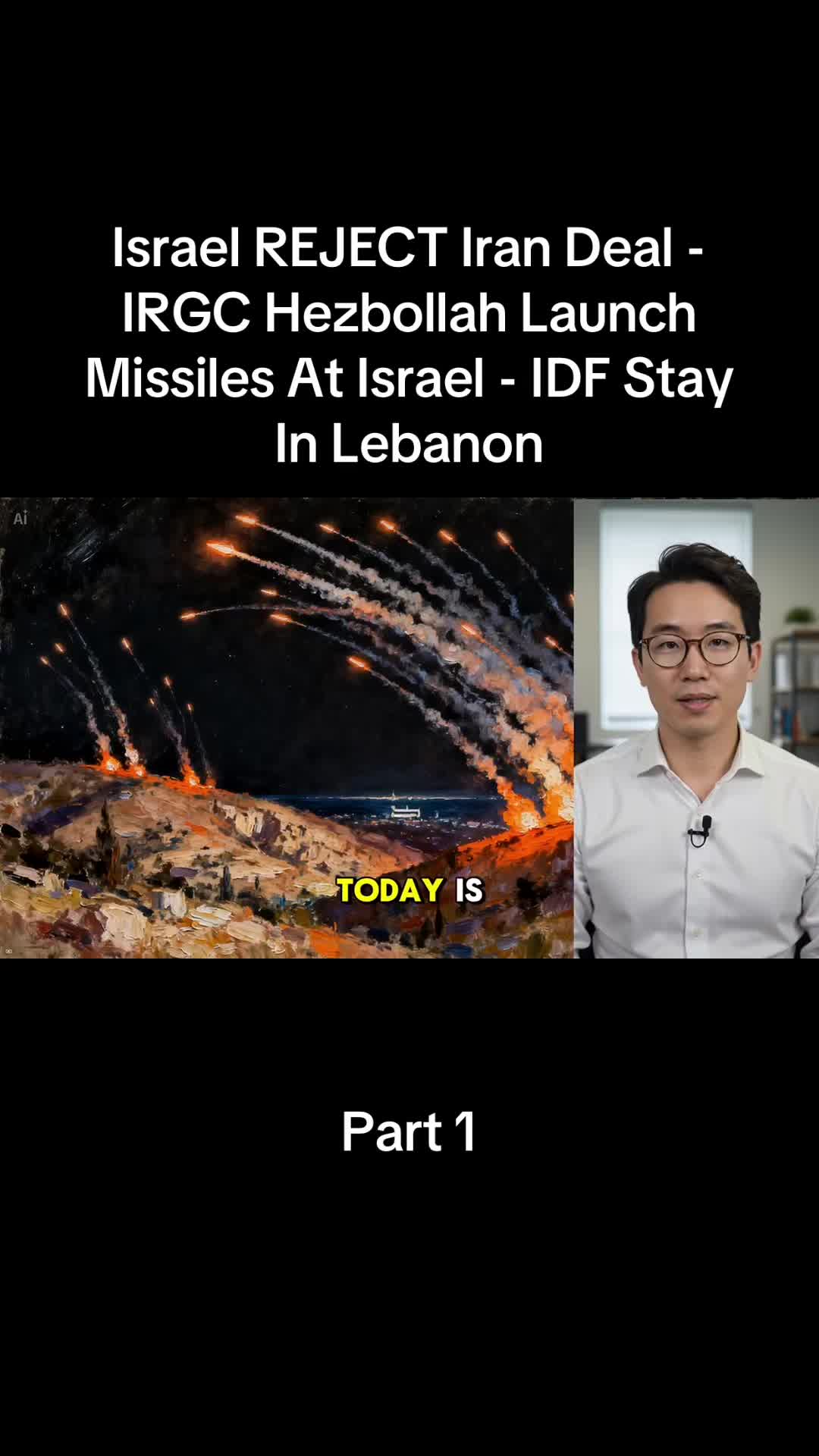 Israel REJECT Iran Deal - IRGC Hezbollah Launch Missiles At Israel
