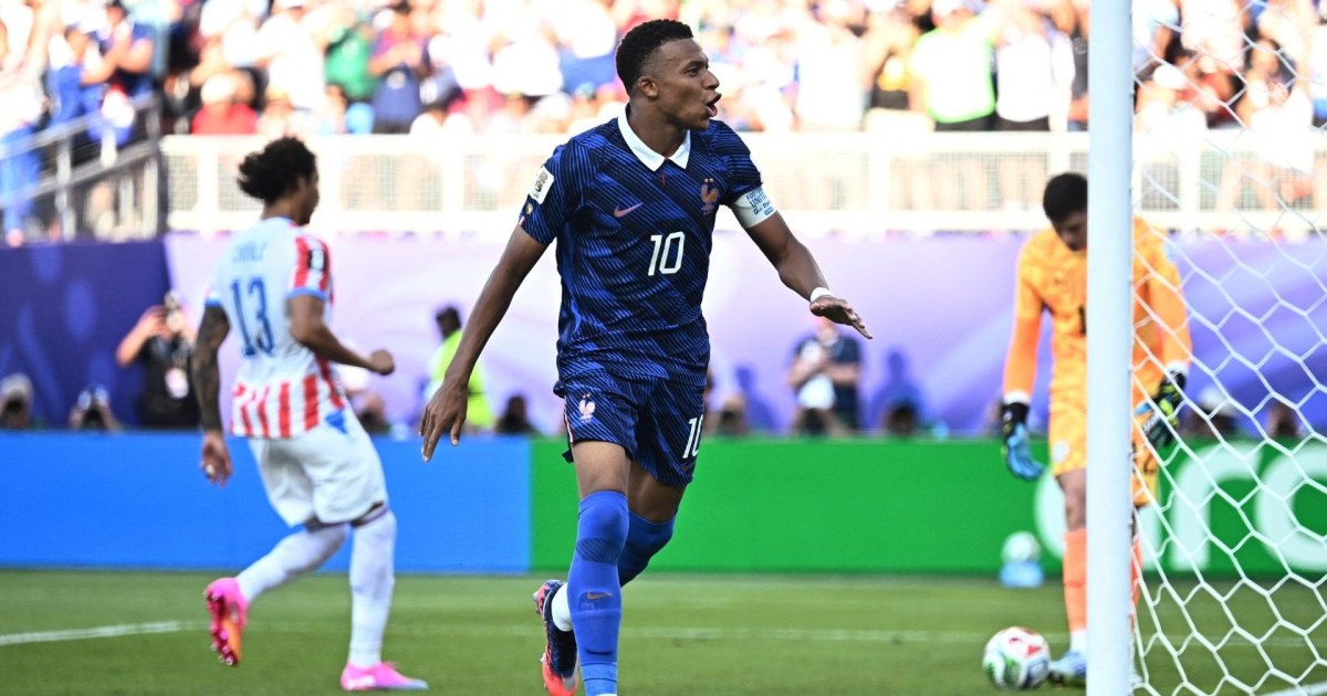 Kylian Mbappé anota desde los once pasos y pone el primero de Francia sobre Paraguay