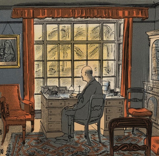 Edward Bawden: Life in an English Village, 1949