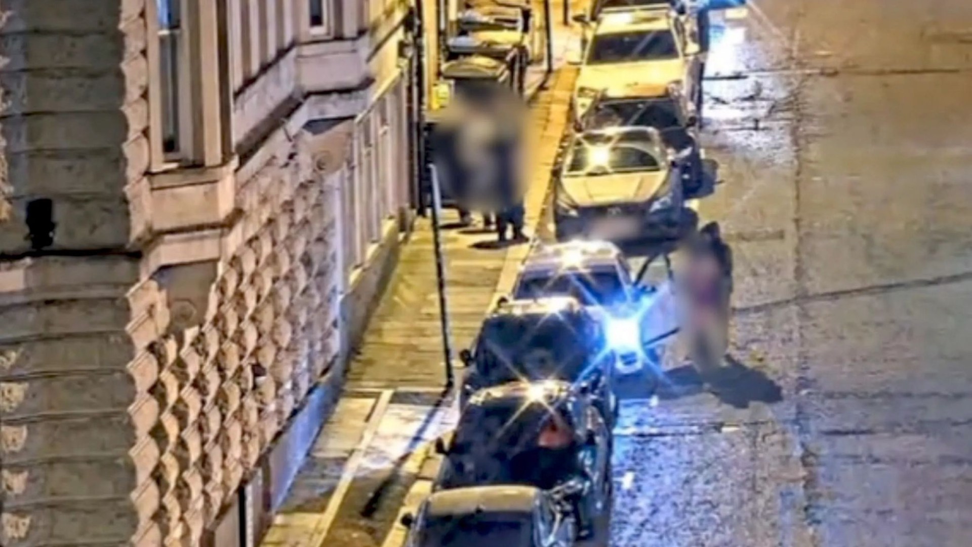 Terrifying moment woman kidnapped off street and bundled into car by fake taxi driver hunting for lone victims