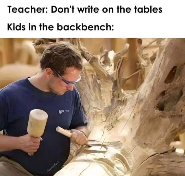Backbenchers favourite passtime …