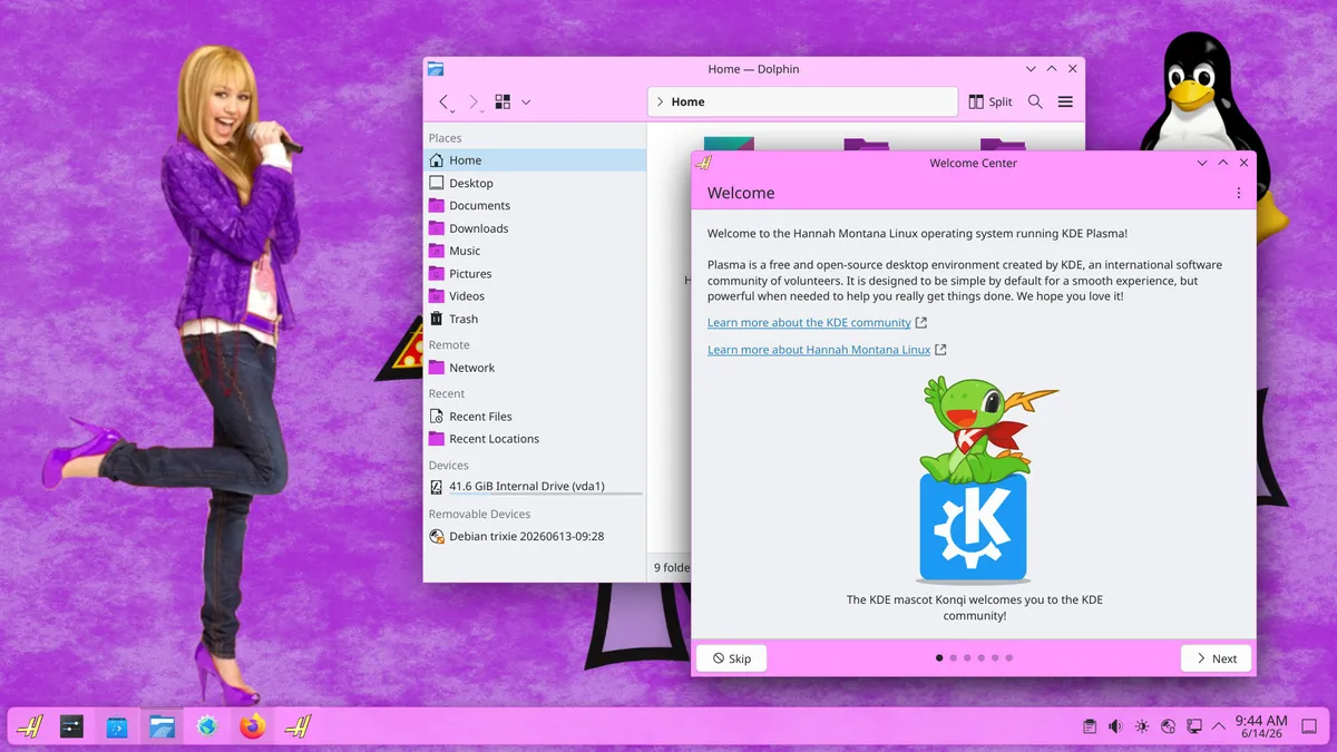 Hannah Montana Linux updated after 18 years