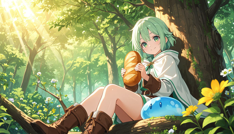 A Peaceful Picnic with Slimes f by Rifanfauzi on DeviantArt
