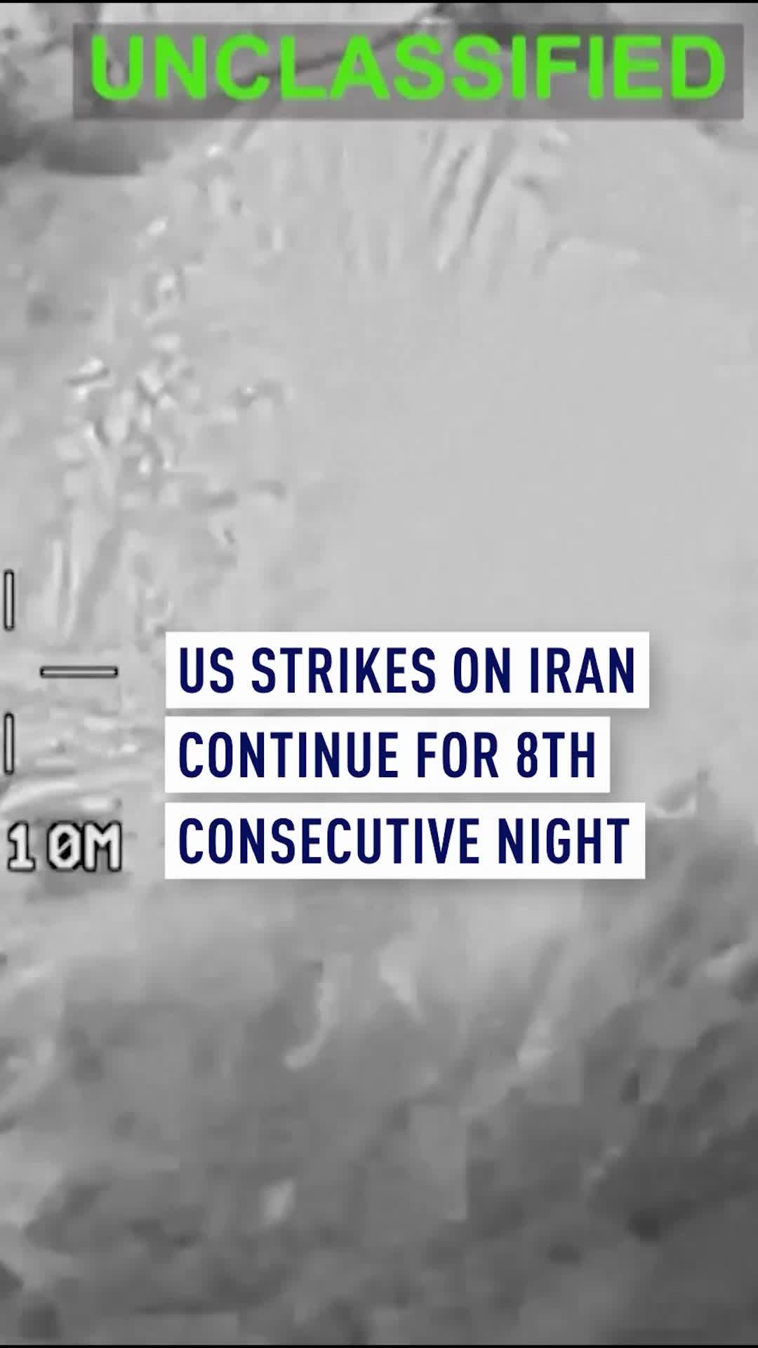The US Central Command (CENTCOM) conducted its eighth consecutive night of strikes against Iran on Saturday, 18 July, targeting military coastal surveillance and air defense facilities. The strikes also targeted Islamic Revolutionary Guard Corps forces that attacked U.S. service members in Jordan on July 17. Reuters could not independently verify the location or date of CENTCOM's social media footage showing the operations, which had no online record before July 18. Iran's Mehr news agency reported an attack near Sirik in southern Iran with no casualties or infrastructure damage, while the Tasnim news agency reported a strike near Shadegan, close to the Iraqi border. #iran #us #trump #IRGC #