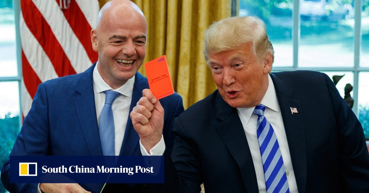 Trump and Infantino set to face red-card protest at Fifa World Cup final
