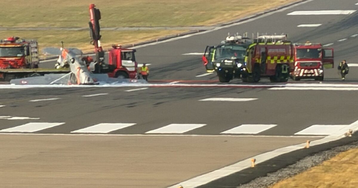 Airbus UK HQ incident: North Wales emergency services at airport after plane 'flips over'