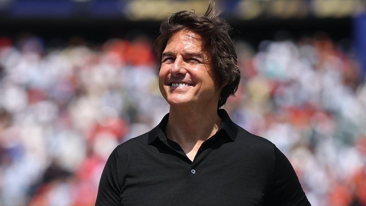 Fans left baffled by Tom Cruise's pre-World Cup final 'Ted Talk' as Hollywood icon makes bizarre speech to rouse fans before kick-off