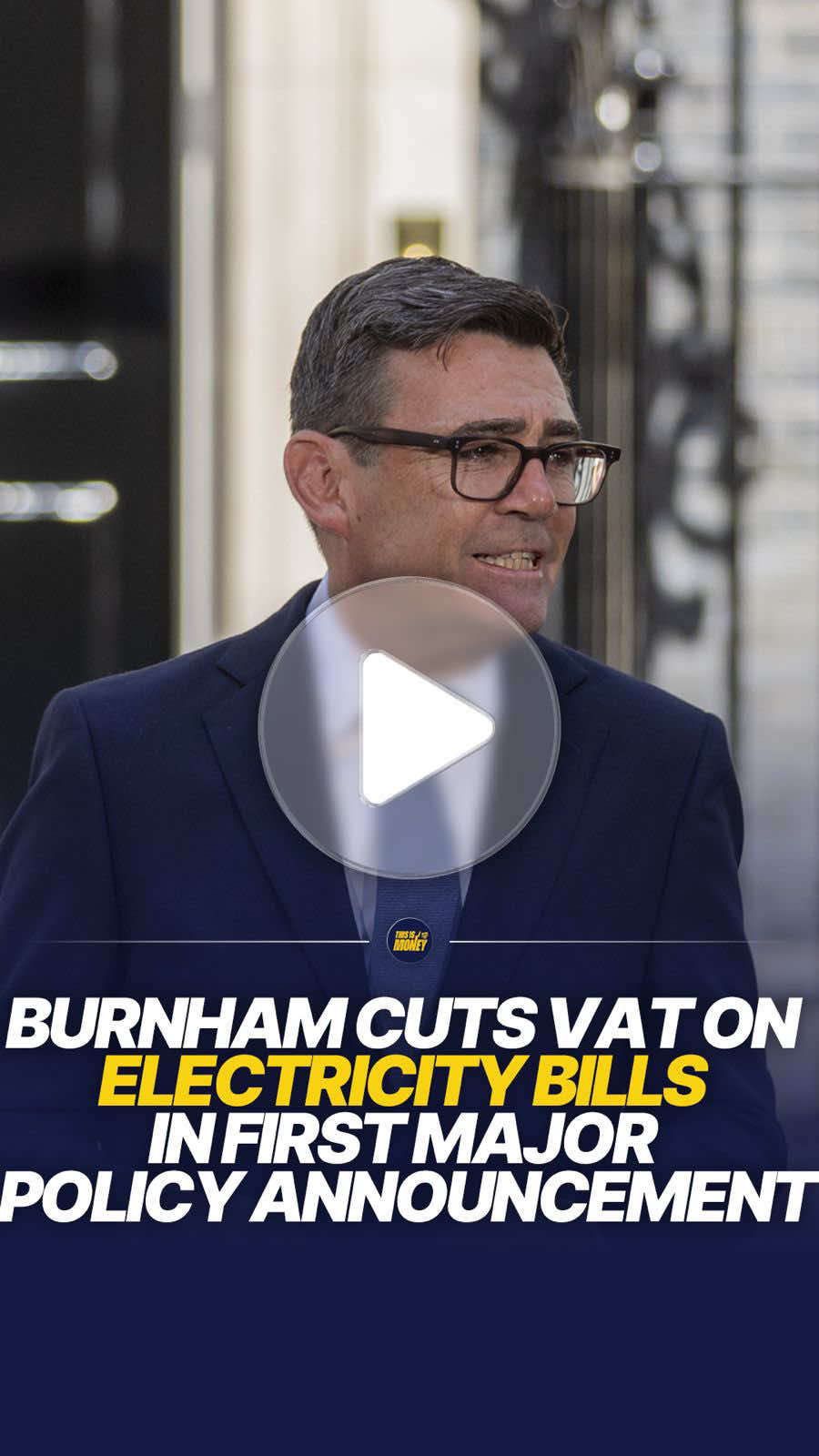 BURNHAM CUTS VAT ON ELECTRICITY BILLS IN FIRST MAJOR POLICY ANNOUNCEMENT ⚡💷 Prime Minister Andy Burnham has announced plans to remove VAT from domestic electricity bills in his first major policy move, aiming to ease pressure on households struggling with the cost of living. The 5% VAT charge will be scrapped from 1 October, with the government estimating the move will save the average household around £45 a year. The policy will initially be funded by cancelling the previous government’s £1.8 billion digital ID programme. Burnham said the move was designed to put more money back into people’s pockets as families continue to face high energy costs. The announcement comes after energy bills