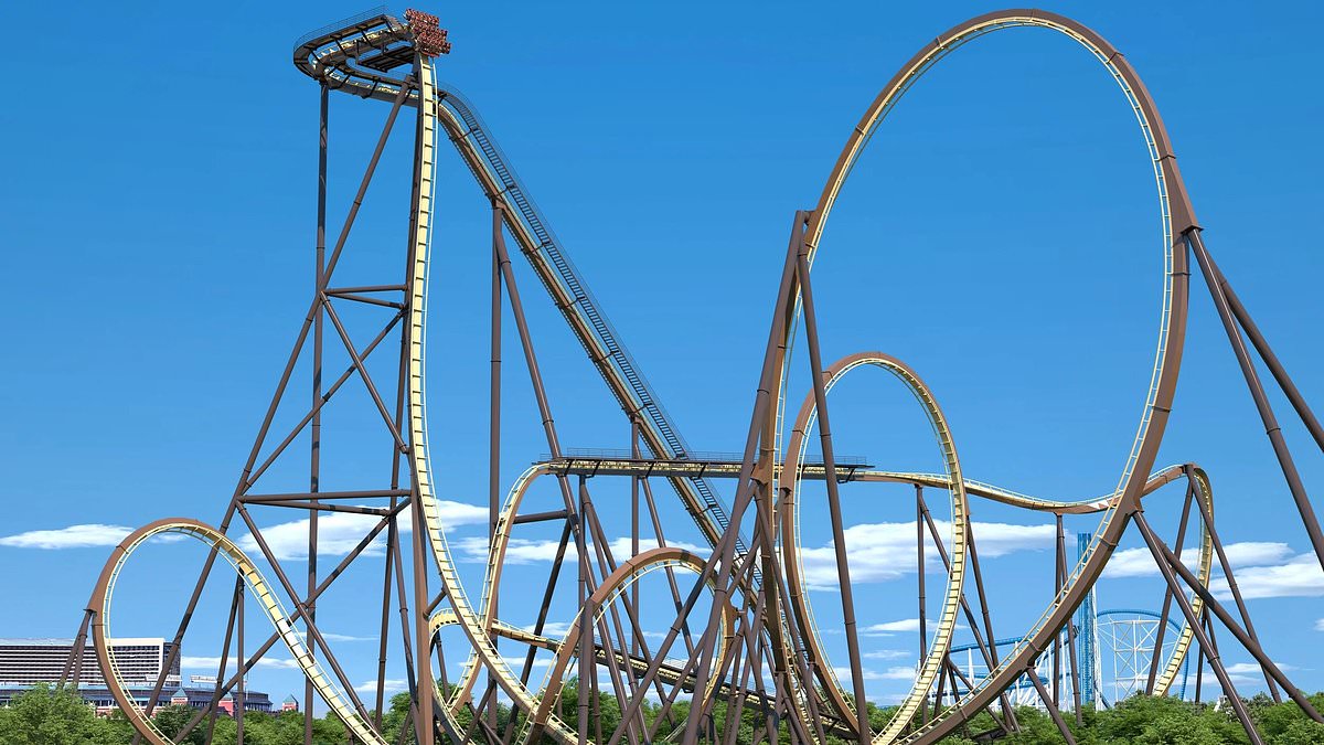 World's first 'giga dive' roller coaster keeps breaking down at Six Flags Over Texas, infuriating guests who've lined up for hours to ride it