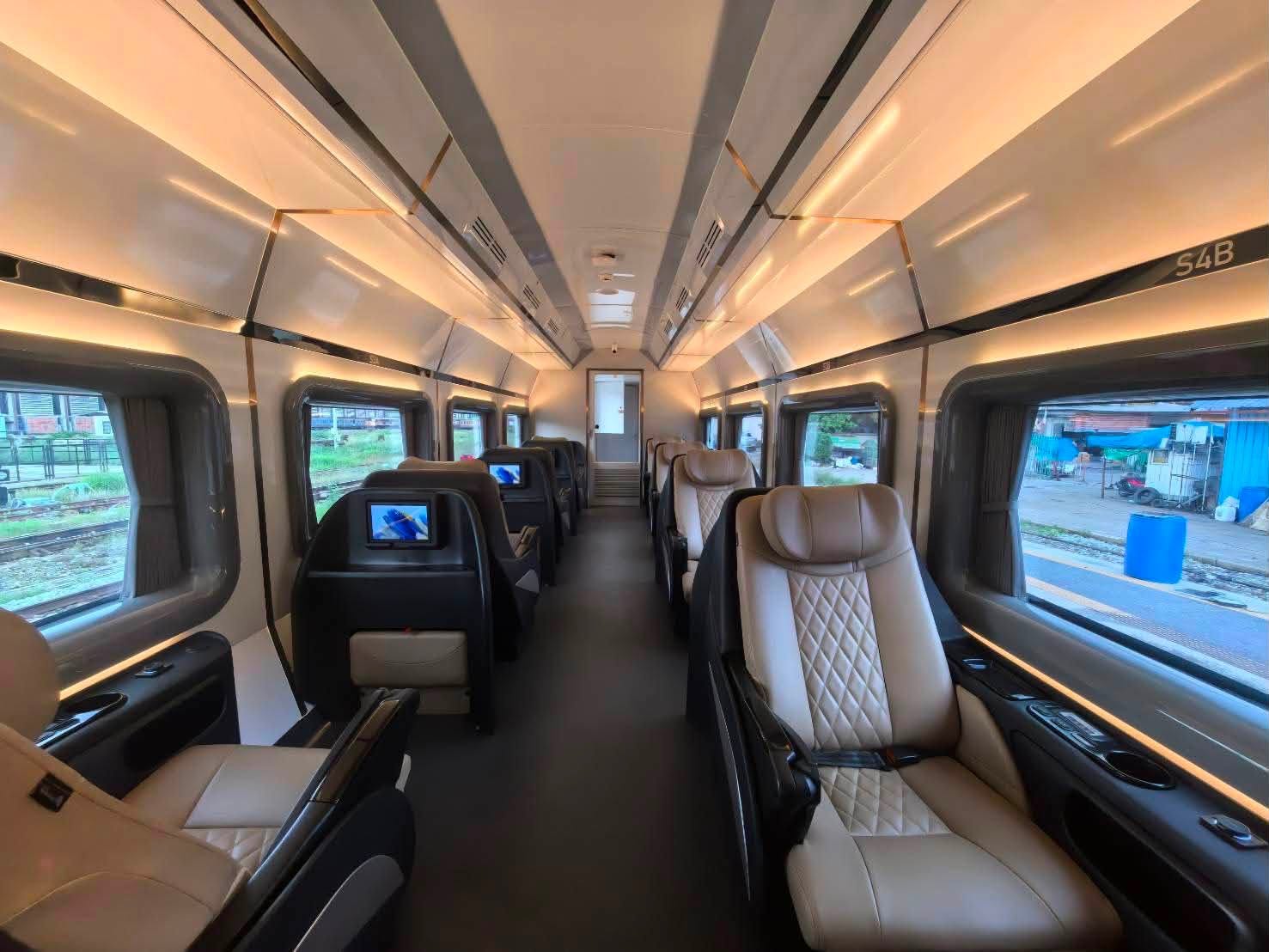Thai domestically developed luxury coach with massage seat unveiled