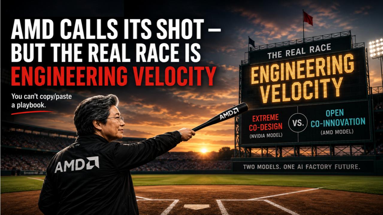 AMD calls its shot, but the real race is engineering velocity