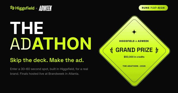 Higgsfield AI Launches $85,000 ‘Adathon’ Contest in Partnership with ADWEEK