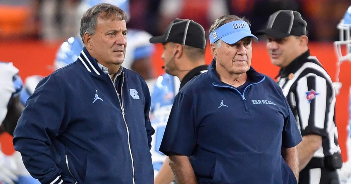 UNC places Michael Lombardi, general manager for Bill Belichick's team, on paid administrative leave