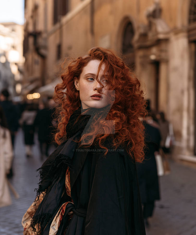 Red Hair in Rome by TsukiToBara on DeviantArt