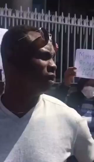 Asylum seekers complain and protest about conditions in Dublin accommodation.