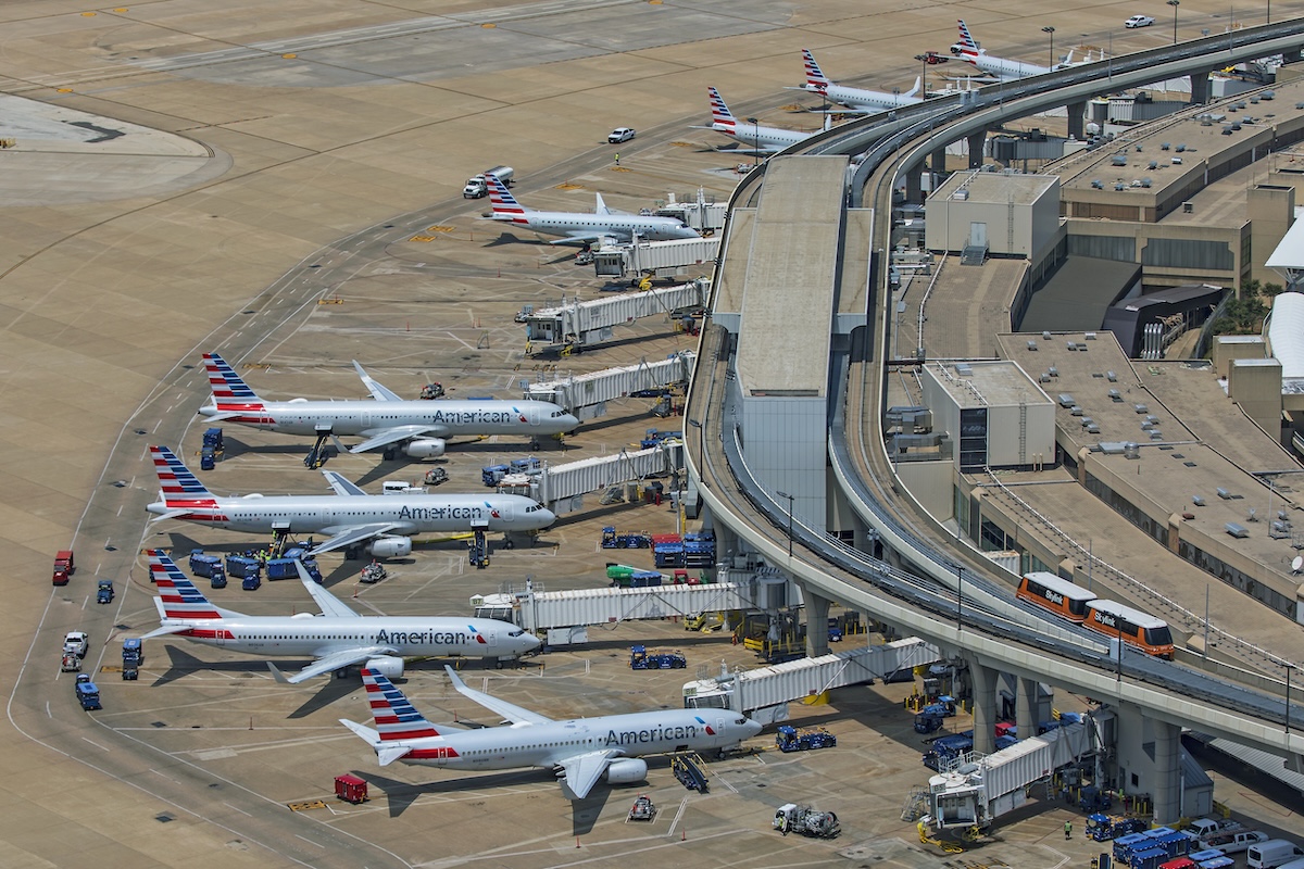 DFW Trails American’s Other Hubs in First Quarter of New Schedule