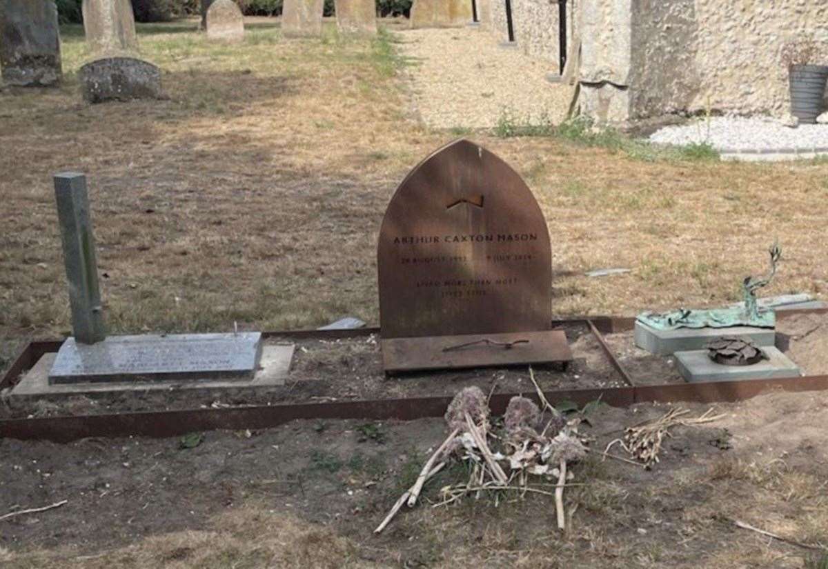 Three gravestones destroyed with parts stolen including bespoke memorial panel