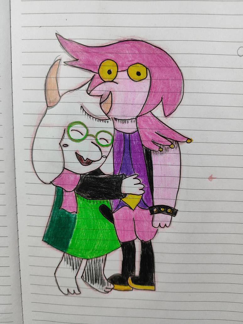 Ralsei Deltarune hugs Susie 05 08 26 by kazik3wielki on DeviantArt