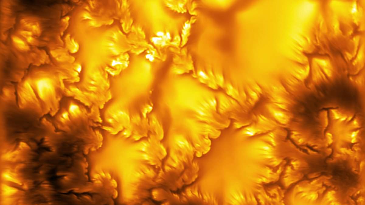The sun as you've NEVER seen it: Scientists capture the highest resolution observations of our home star's surface