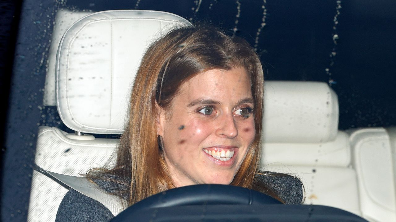 A gift for her niece? Princess Beatrice is spotted at Fortnum &amp; Mason as her sister Princess Eugenie gives birth