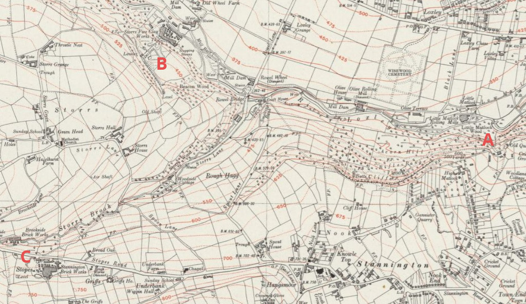 The Lost Ganister and Clay Mines of Sheffield project: 2017 - to date: Part 4 - Loxley Valley and Stannington
