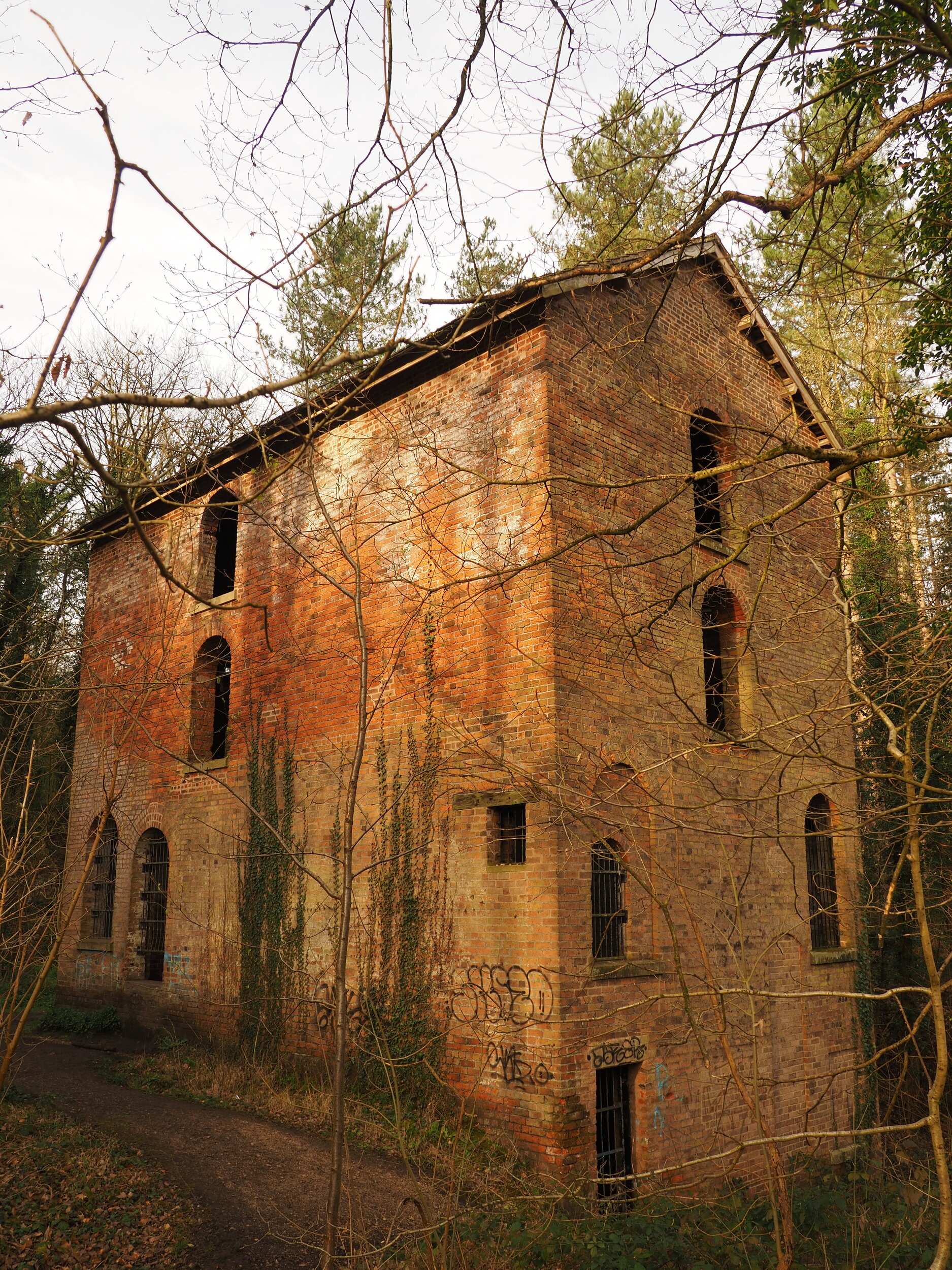 Seldom Seen Engine House-Eckington Near Sheffield April 26