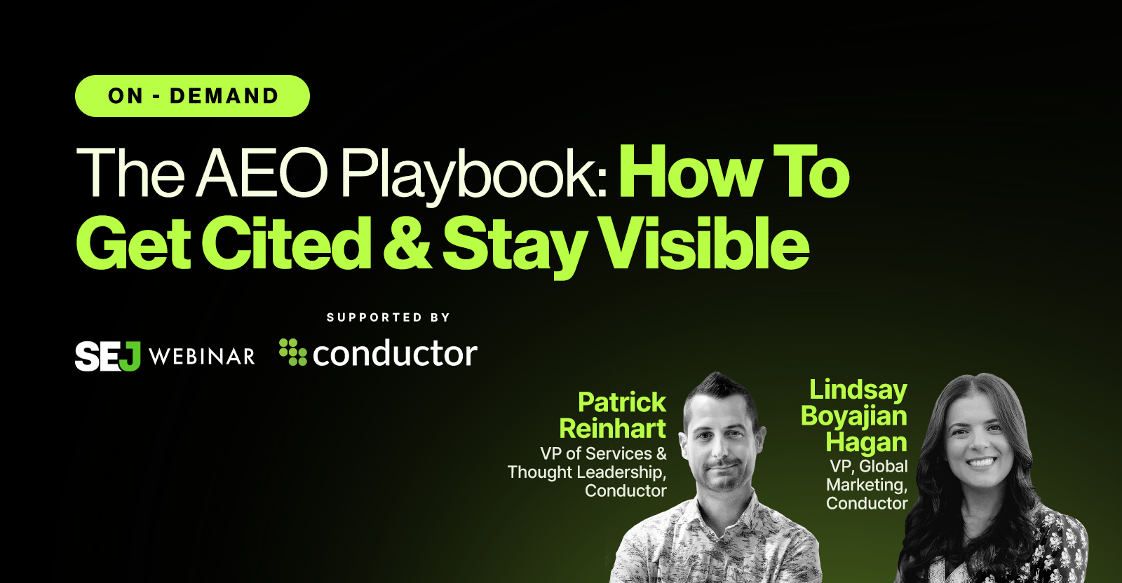 The AEO Playbook: How to Get Cited & Stay Visible via @sejournal, @hethr_campbell