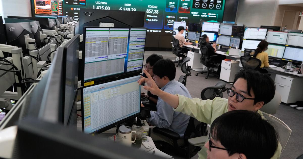 Shares are mixed in Europe and Asia ahead of US inflation report, while oil prices gain