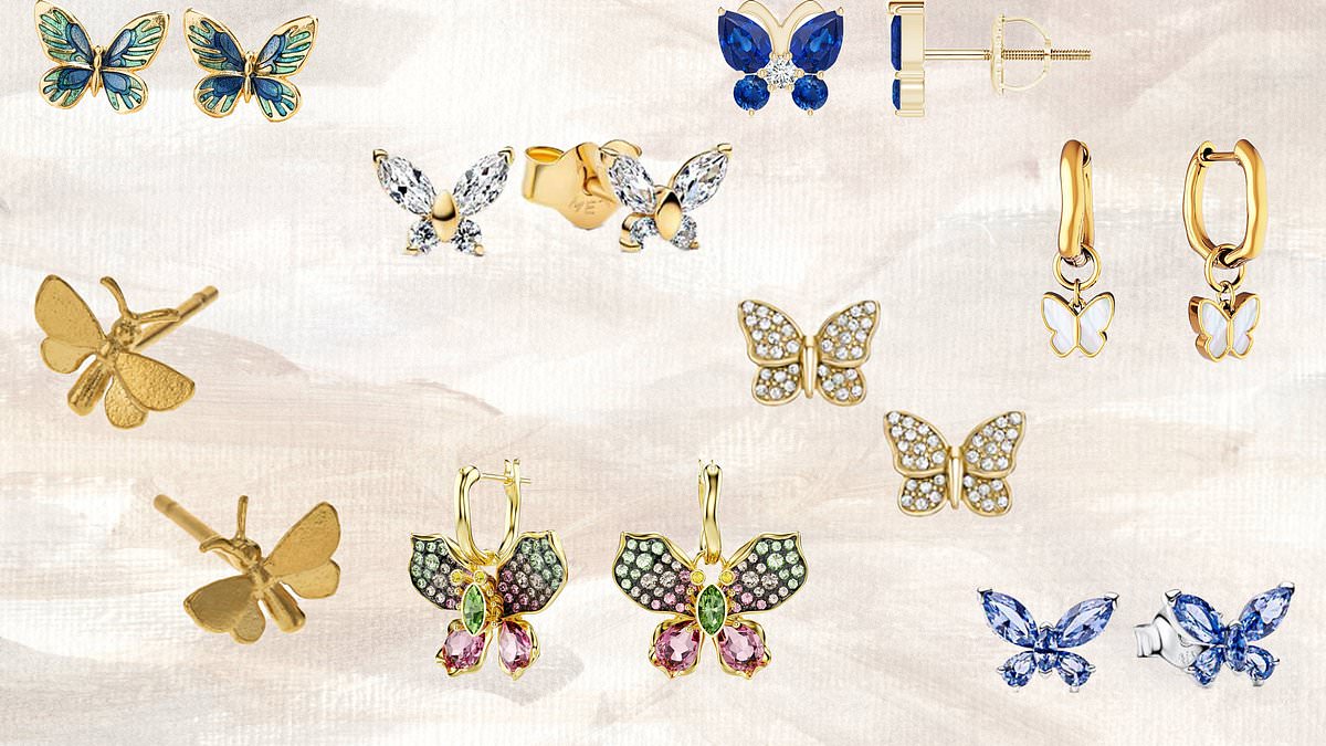 We've found a £24 version of Meghan Markle's beautiful butterfly earrings - after Duchess honours Princess Diana by wearing her jewellery in Canada