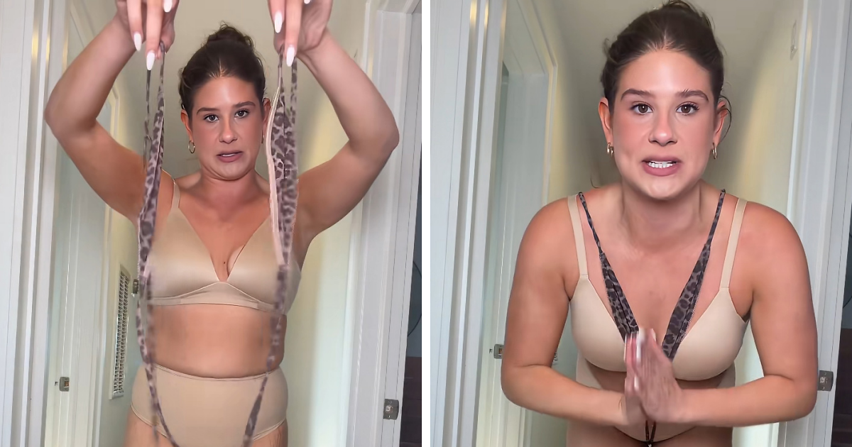 Influencer Challenges "Fits Everybody" Claim From Kim Kardashian's Skims With Hysterical Thong Try-On